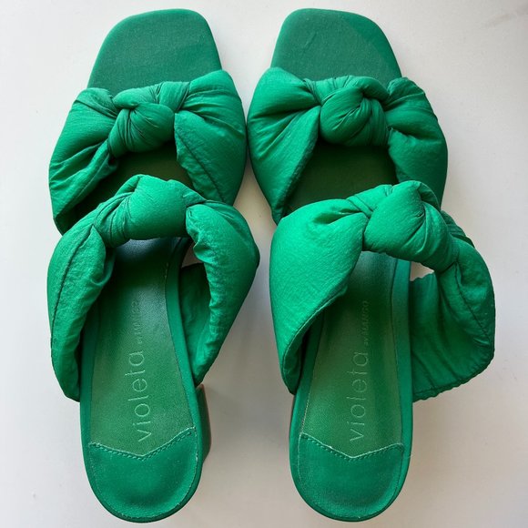 Mango Knot Heel Sandals - Picture 1 of 8